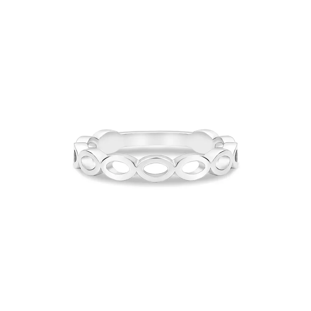Anel Life Oval em Prata 925 — imagem 1