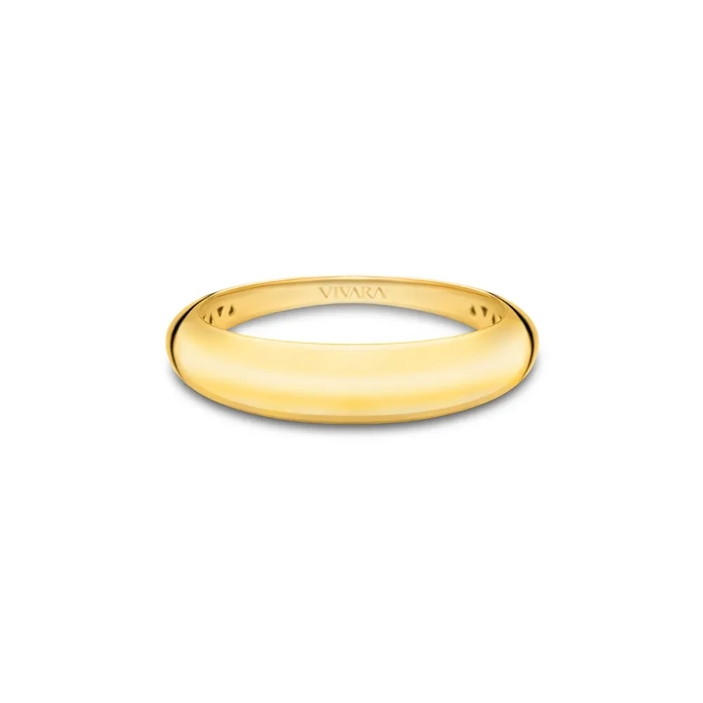 Anel Bombe em Ouro Amarelo 18k — imagem 1