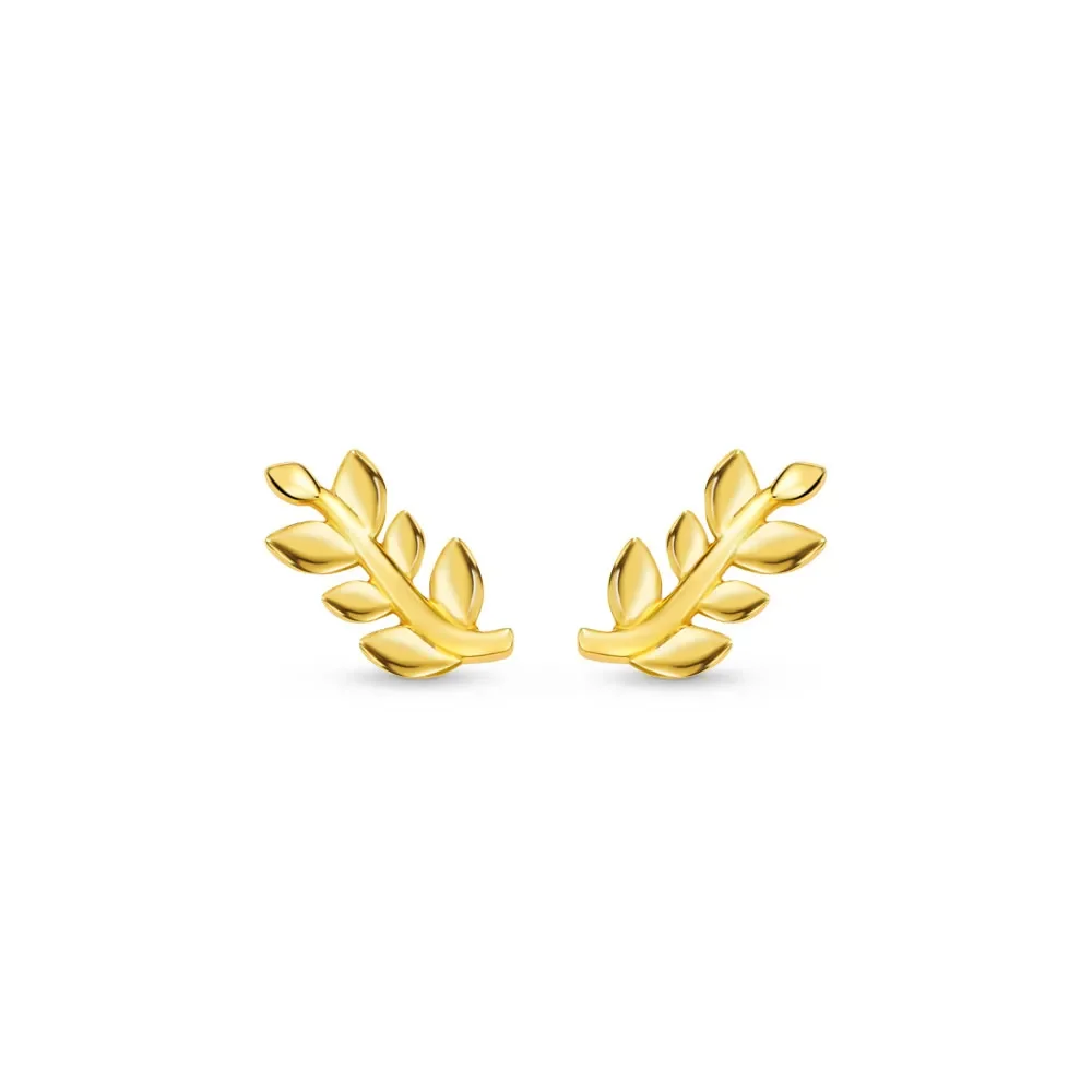 Brinco Nature em Ouro Amarelo 18k — imagem 1