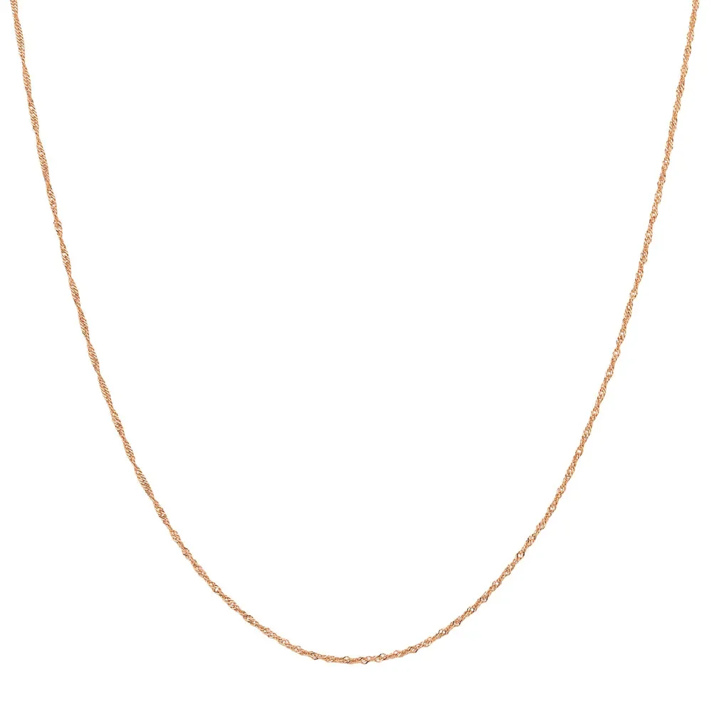 Corrente Singapura em Ouro Rosé 18k, 40cm — imagem 1