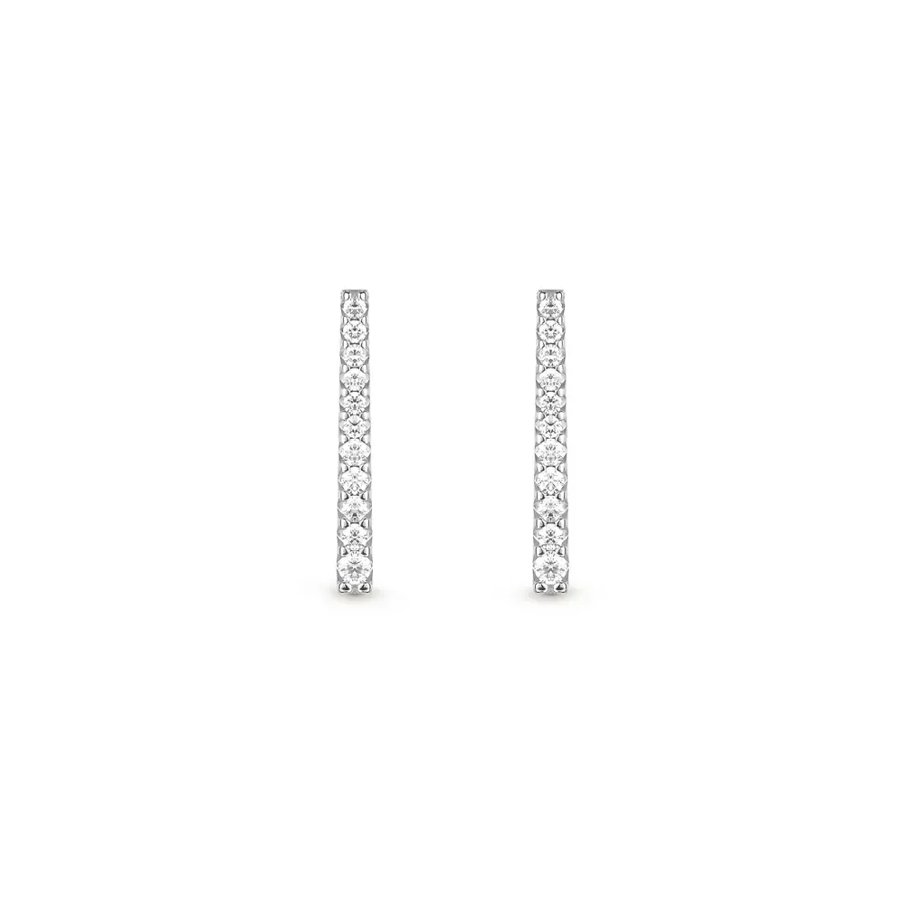 Brinco Arpege em Ouro Branco 18k com Diamantes — imagem 1
