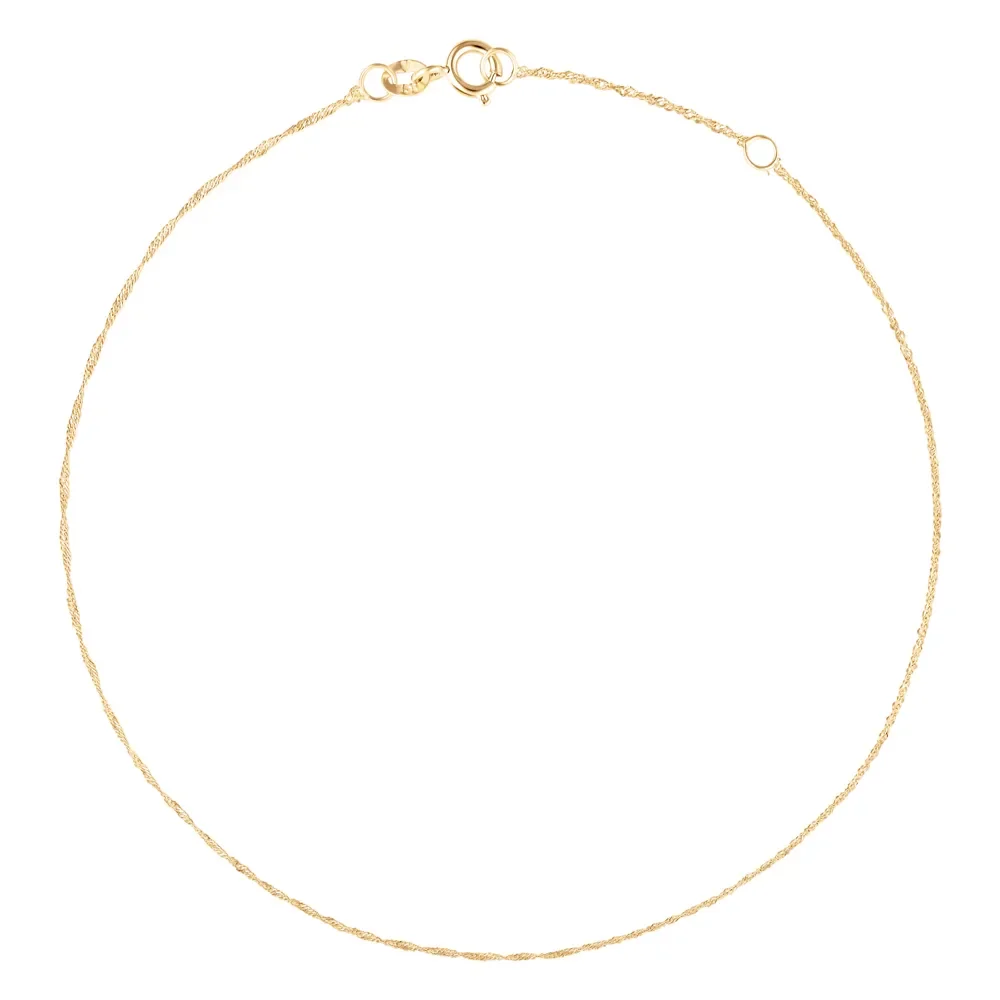 Tornozeleira Ouro Amarelo — imagem 1