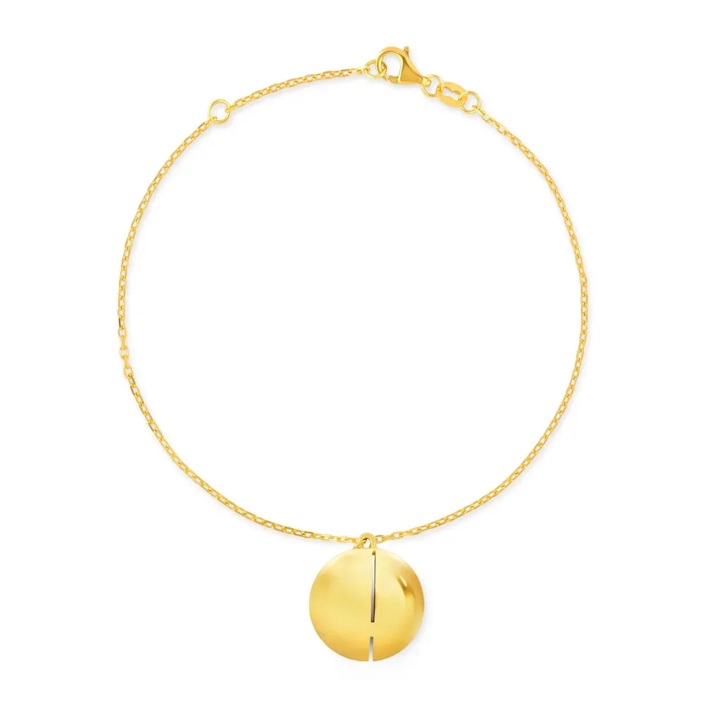Pulseira Esfera em Ouro Amarelo 18k — imagem 1