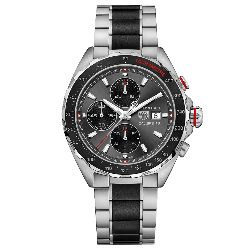 Relógio Tag Heuer Formula 1 Automático Masculino em Aço Prateado CAZ2012.BA0970