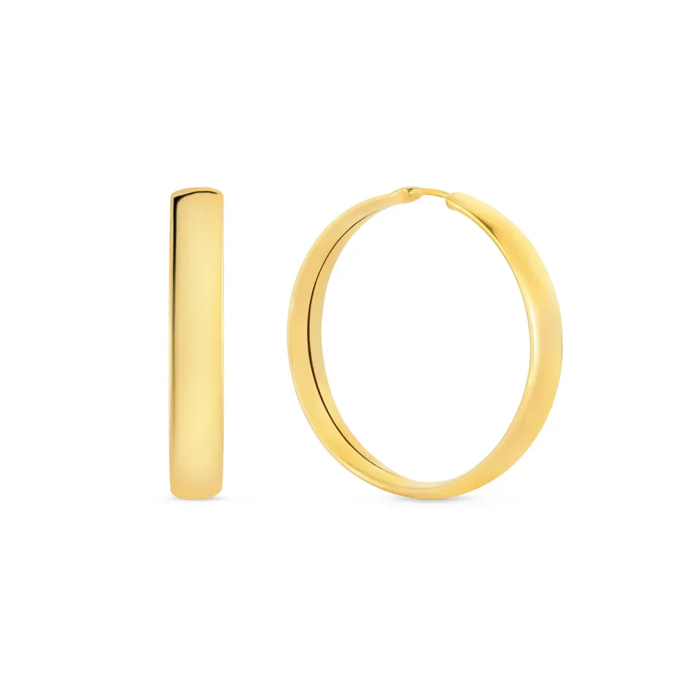Argola em Ouro Amarelo 18k, 27mm — imagem 1