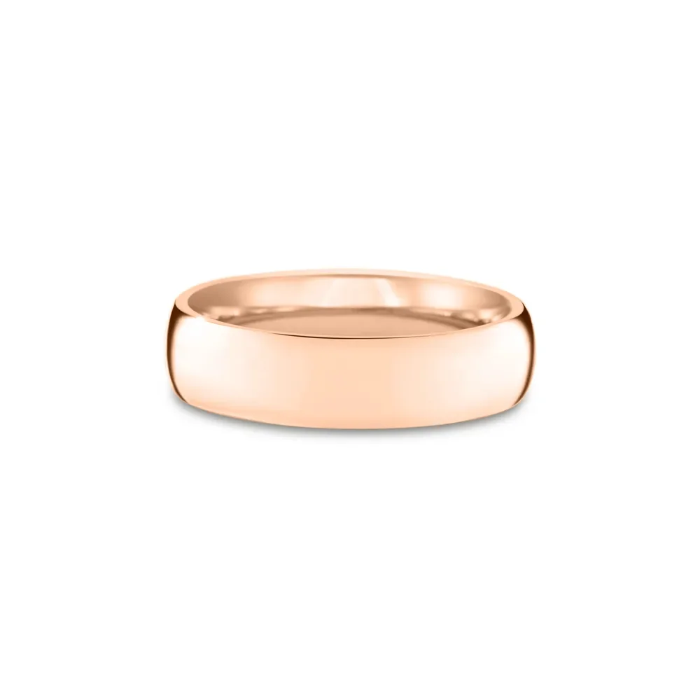Aliança Bride em Ouro Rosé 18k, 5 mm — imagem 1