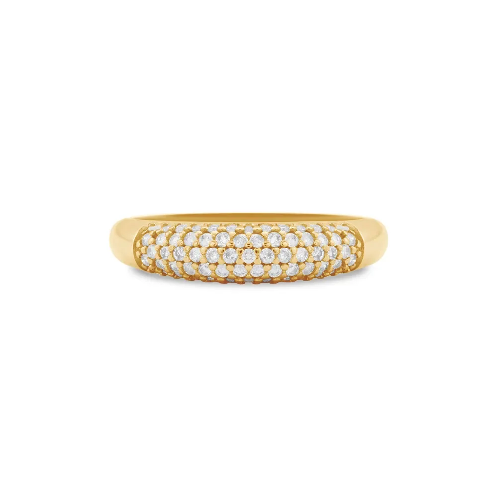 Anel Ouro Amarelo e Diamantes — imagem 1