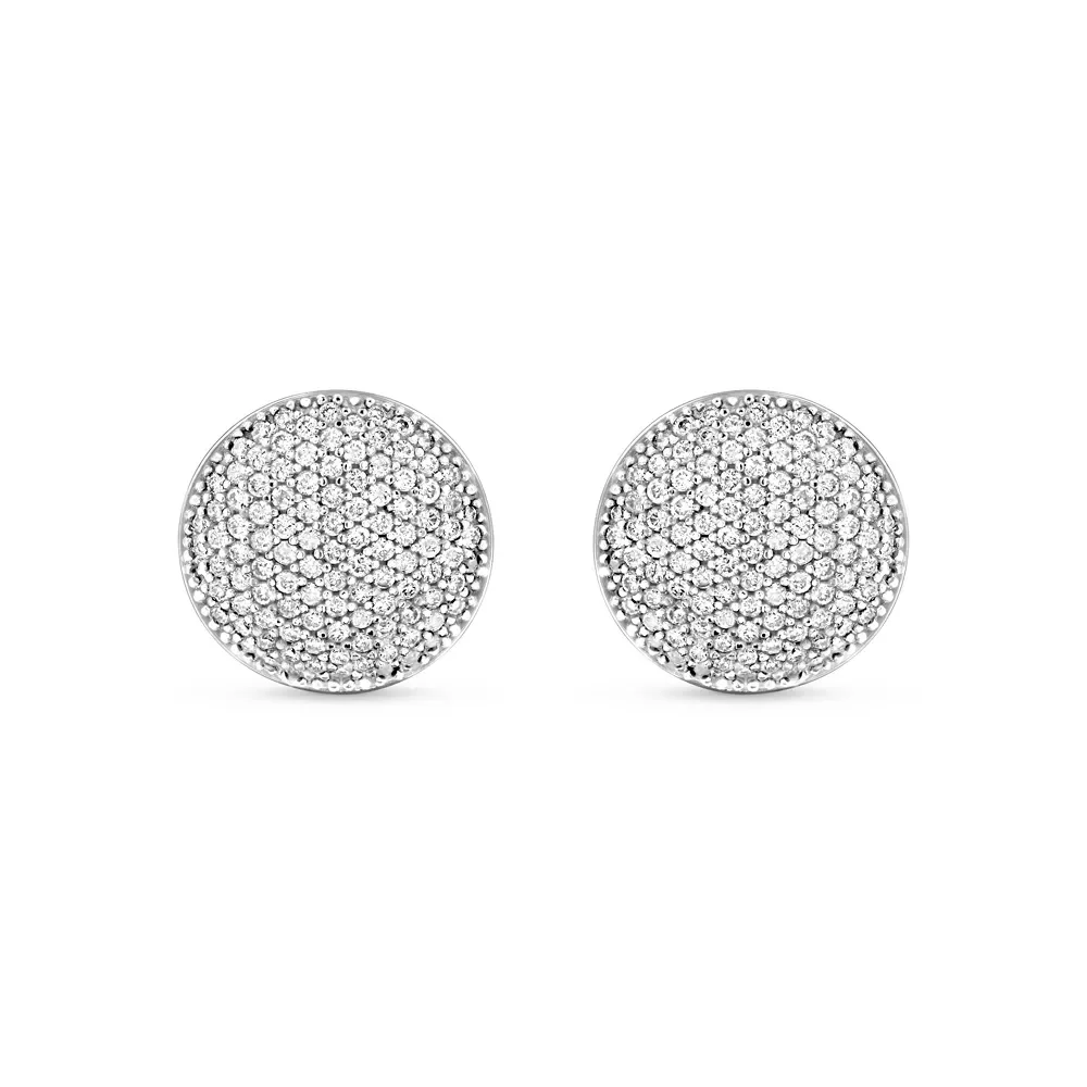 Brinco Glow em Ouro Branco 18k com Diamantes — imagem 1