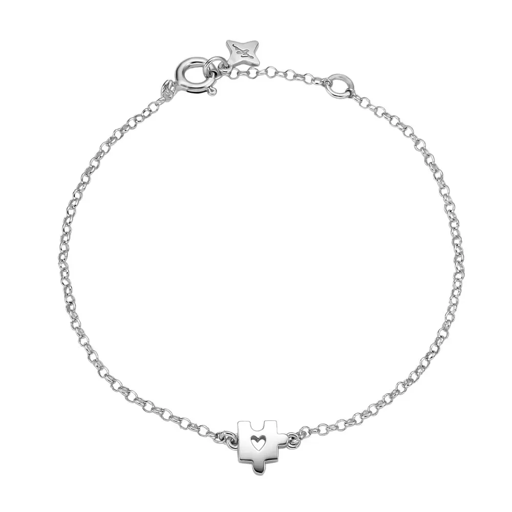 Pulseira Life Mini Me Quebra Cabeça em Prata 925 — imagem 1