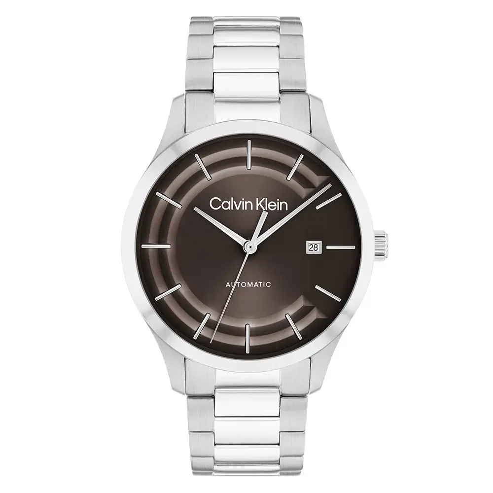 Relógio Calvin Klein Iconic Automático Masculino Marrom - 25300024