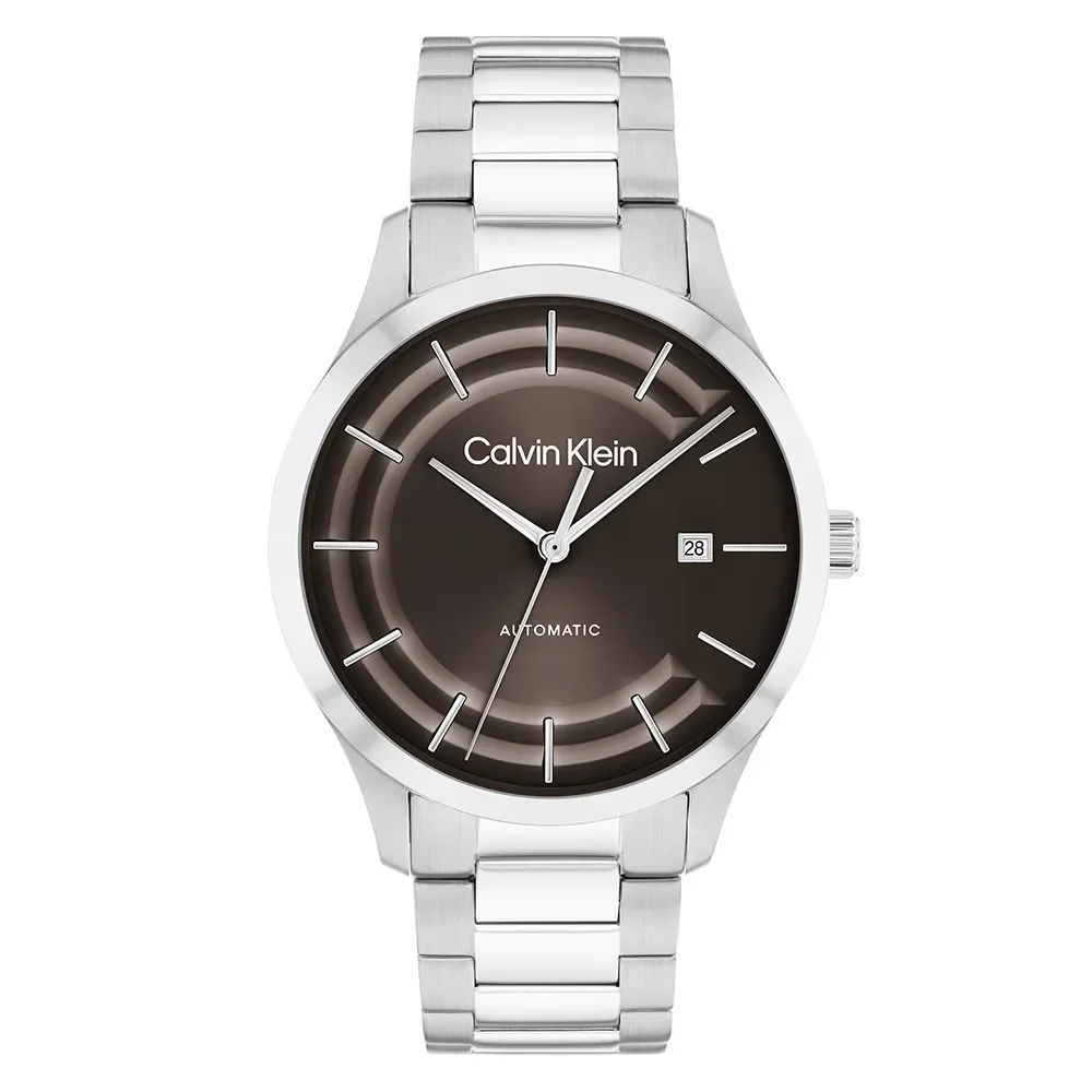 Relógio Calvin Klein Iconic Automático Masculino Marrom - 25300024 — imagem 1
