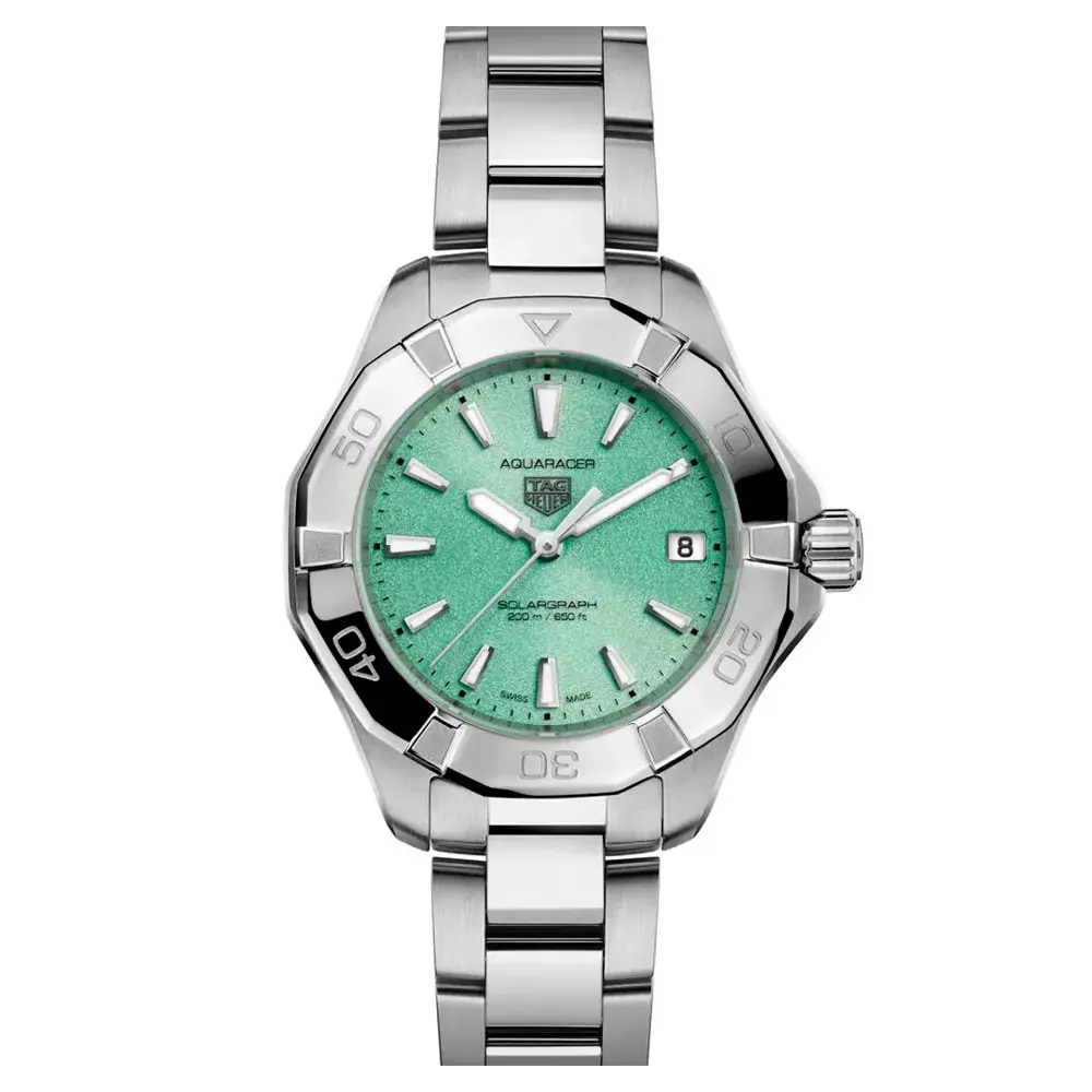 Relógio Tag Heuer Aquaracer Solar Feminino em Aço Prateado WBP1315.BA0005