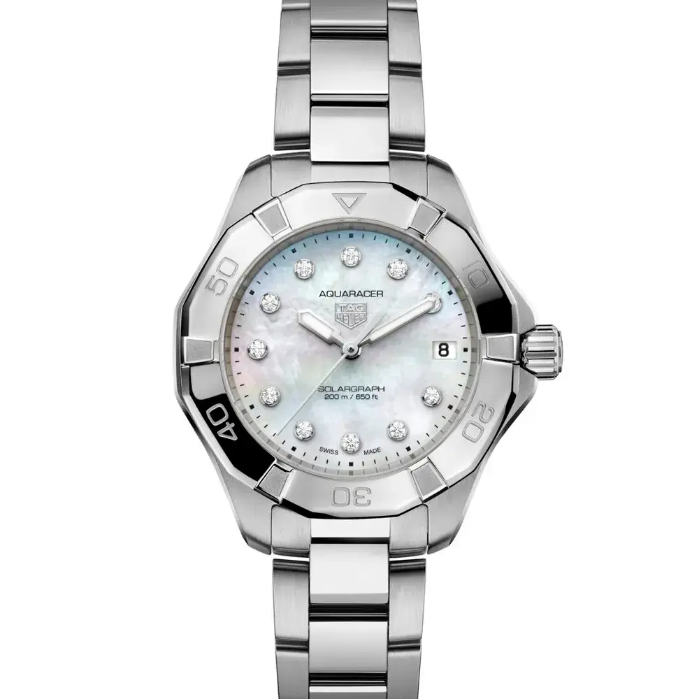Relógio Tag Heuer Aquaracer Feminino em Aço Prateado WBP1313.BA0005
