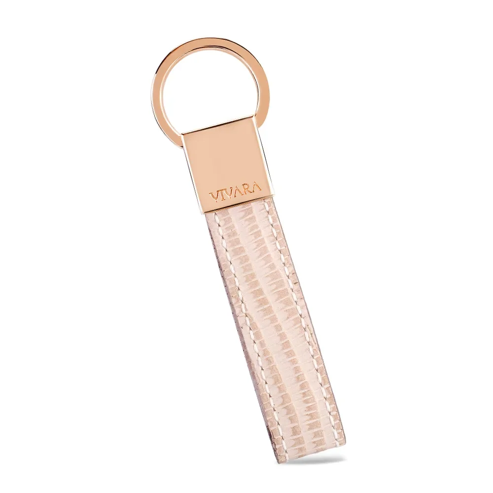 Chaveiro Masculino Couro Nude — imagem 1