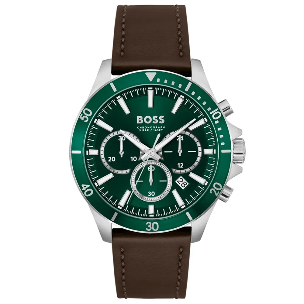 Relógio Boss Masculino Couro Marrom 1514098 — imagem 1