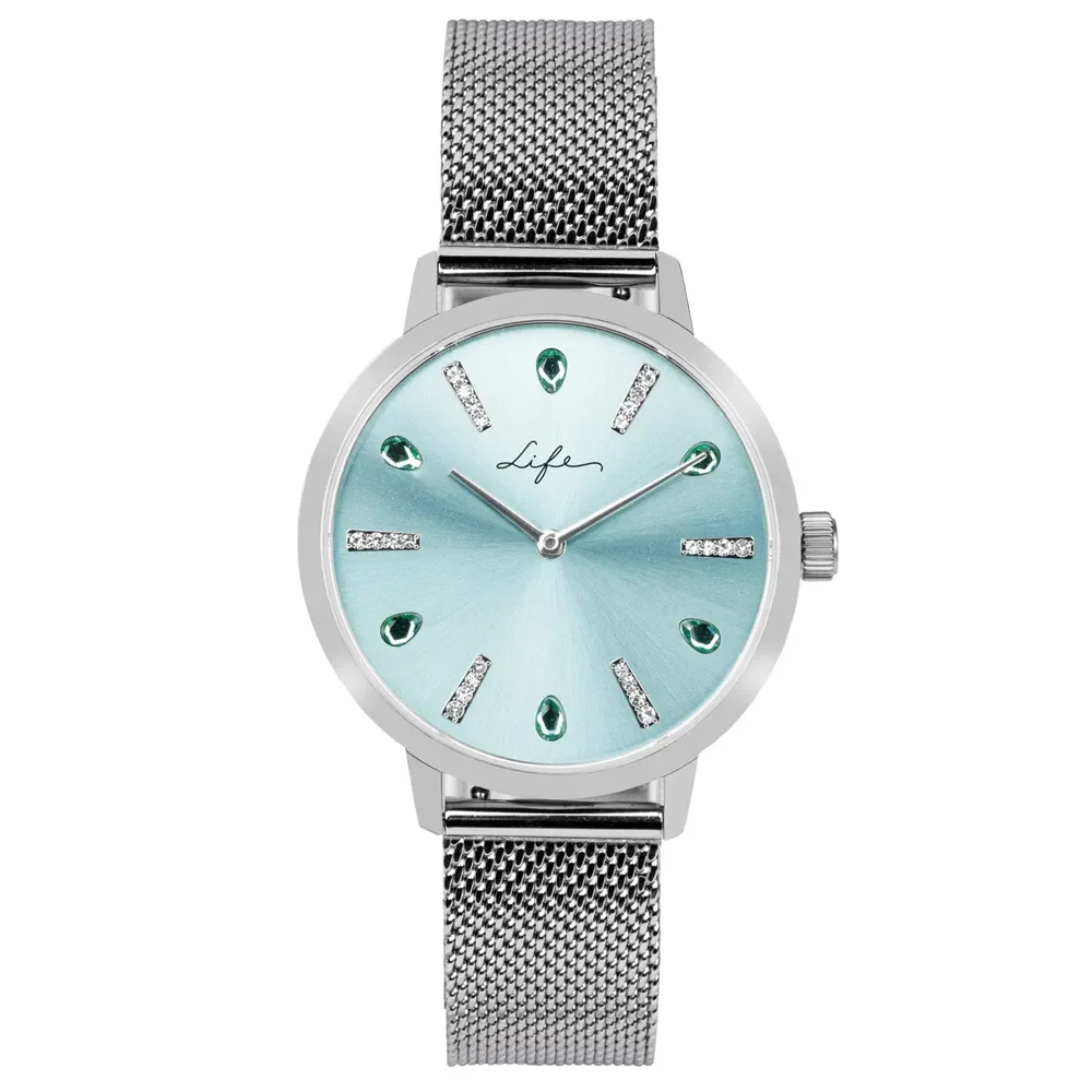 Relógio Life Splash Feminino Aço Prateado — imagem 1
