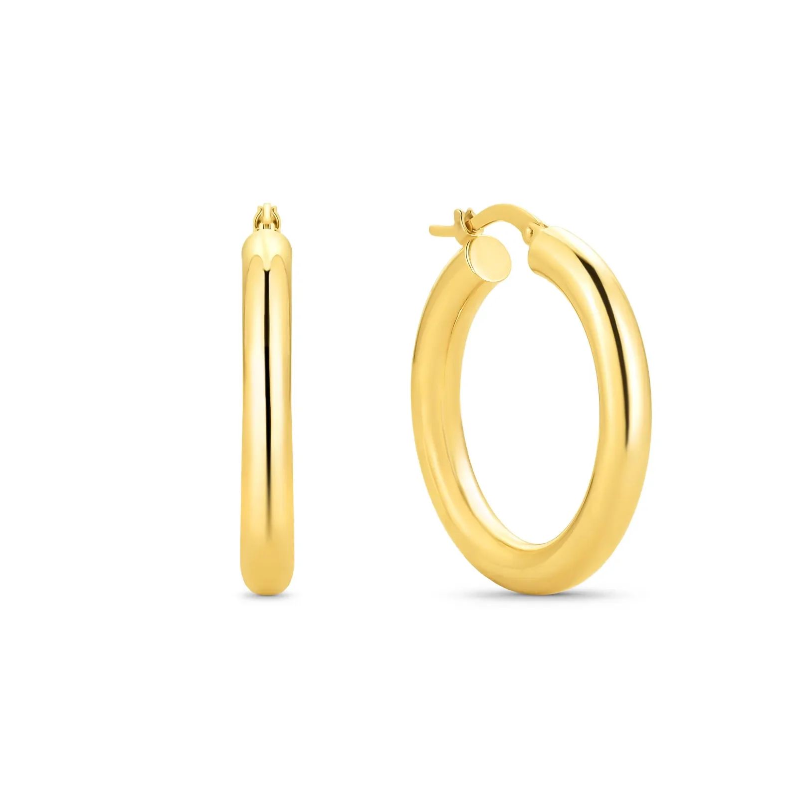 Argola Oca em Ouro Amarelo 18k, 20mm — imagem 1