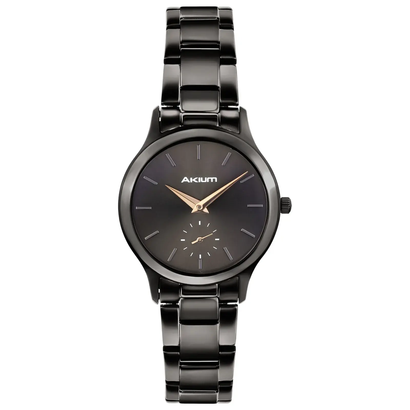 Relógio Akium Classy Feminino Aço Preto