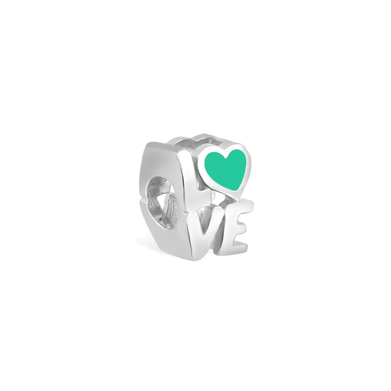 Separador Life Love em Prata 925 com Esmalte — imagem 1