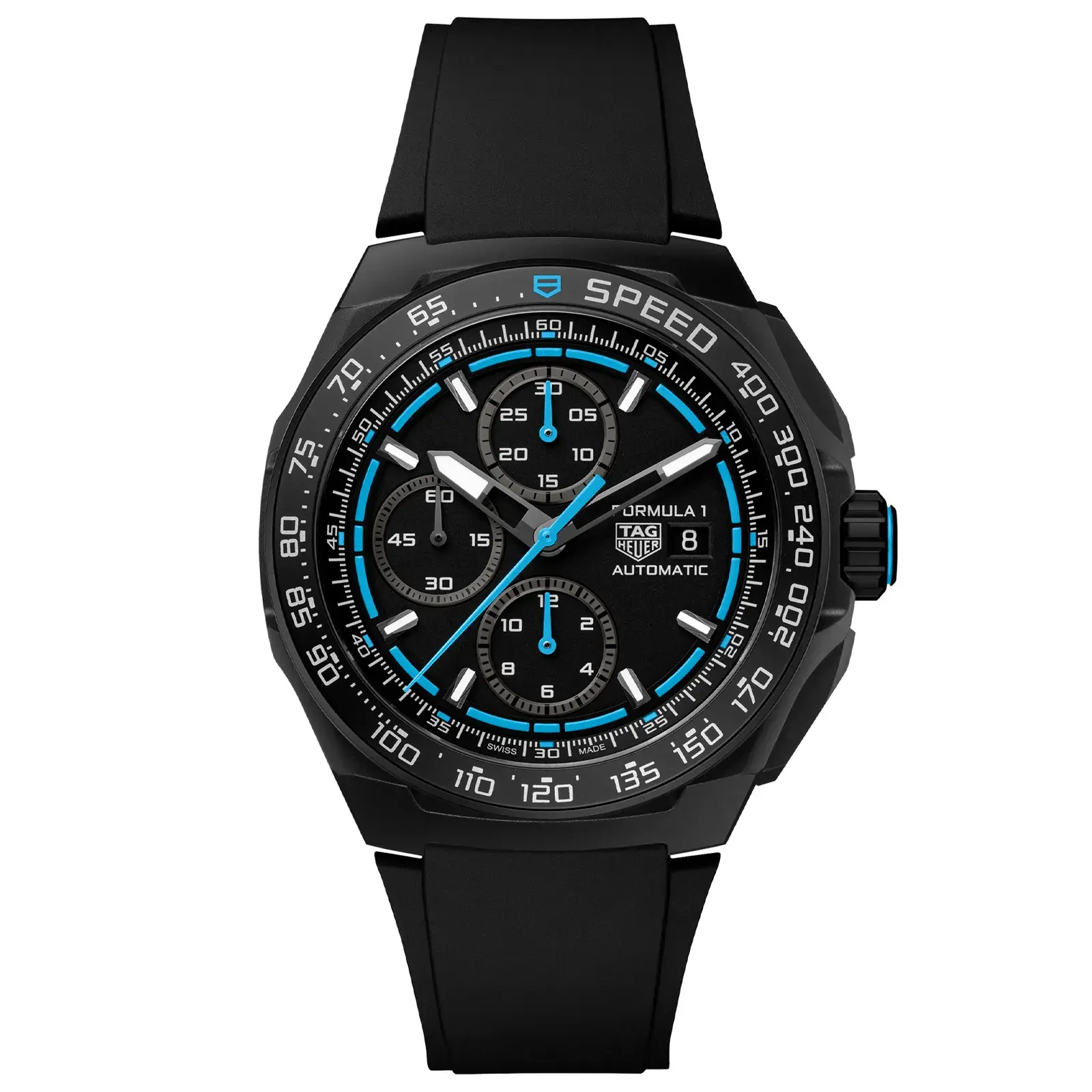 Relógio Tag Heuer Formula 1 Automático Masculino em Borracha Preta CBZ2084.FT8097