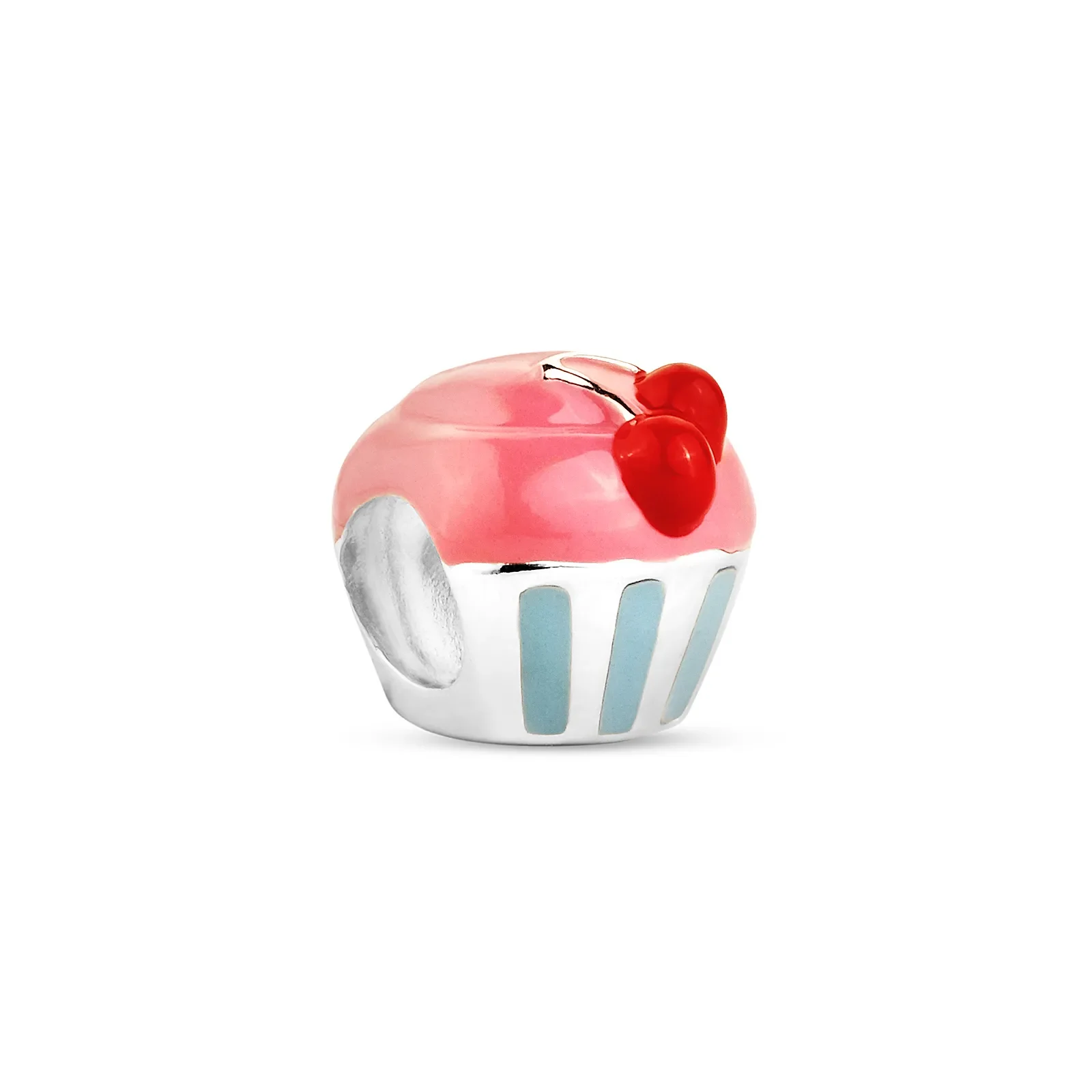 Separador Life Cupcake em Prata 925 com Esmalte — imagem 1