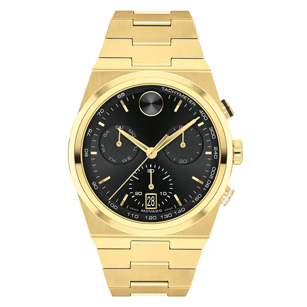 Relógio Movado Masculino Aço Dourado 3601198