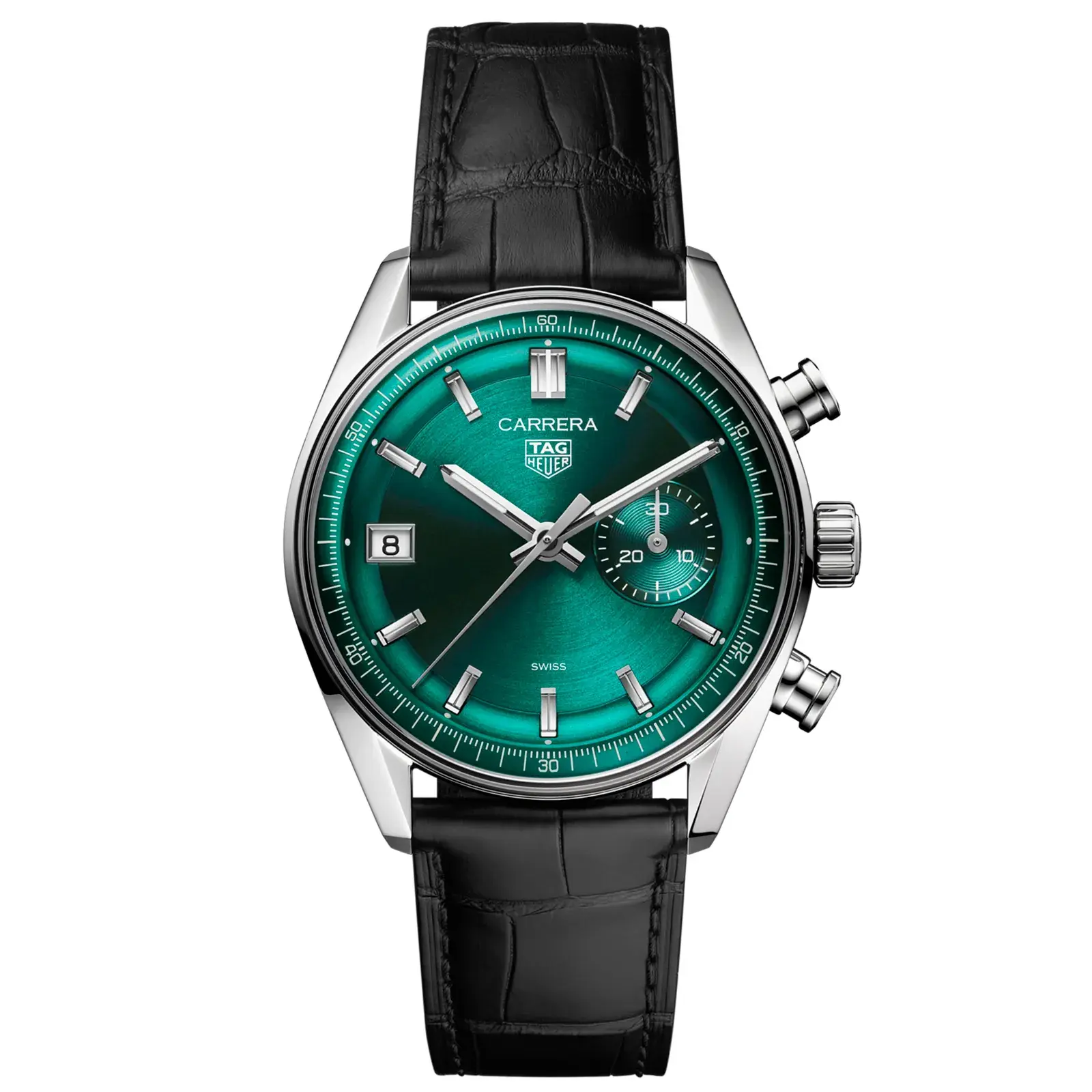 Relógio Tag Heuer Carrera Automático Masculino em Couro Preto CBS2211.FC6545