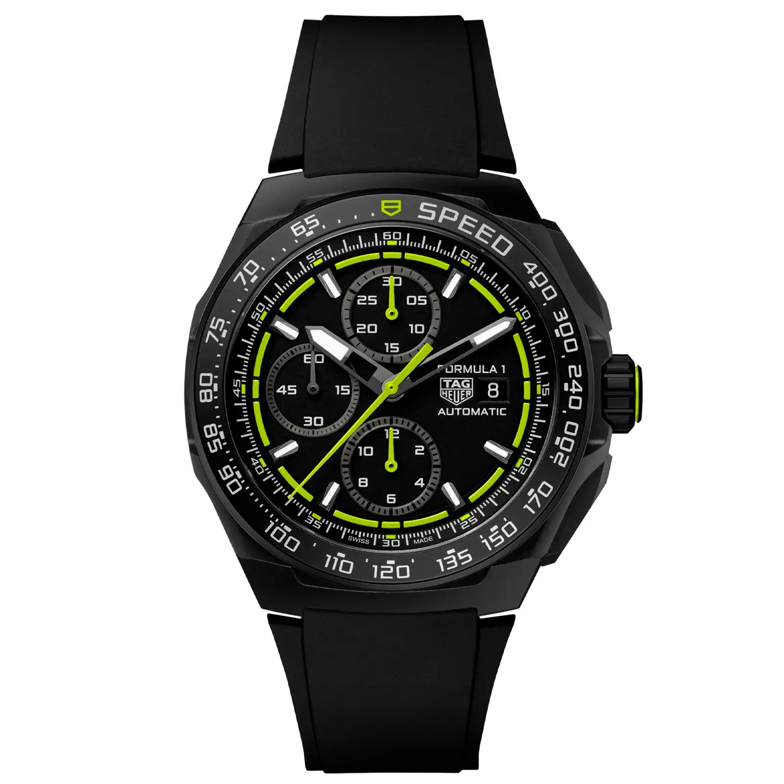 Relógio Tag Heuer Formula 1 Automático Masculino em Borracha Preta CBZ2086.FT8098