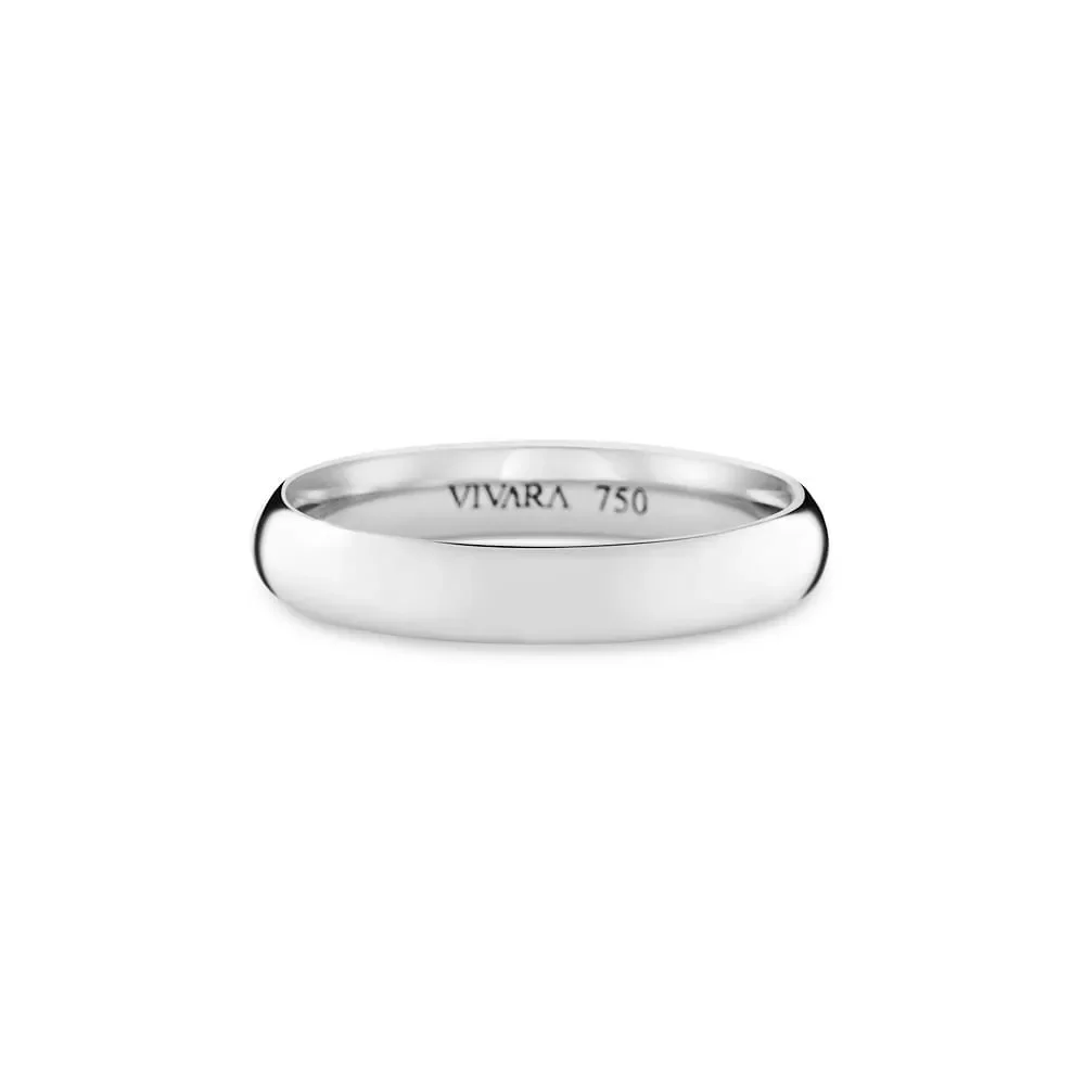 Aliança Heaven em Ouro Branco 18k, 3mm — imagem 1
