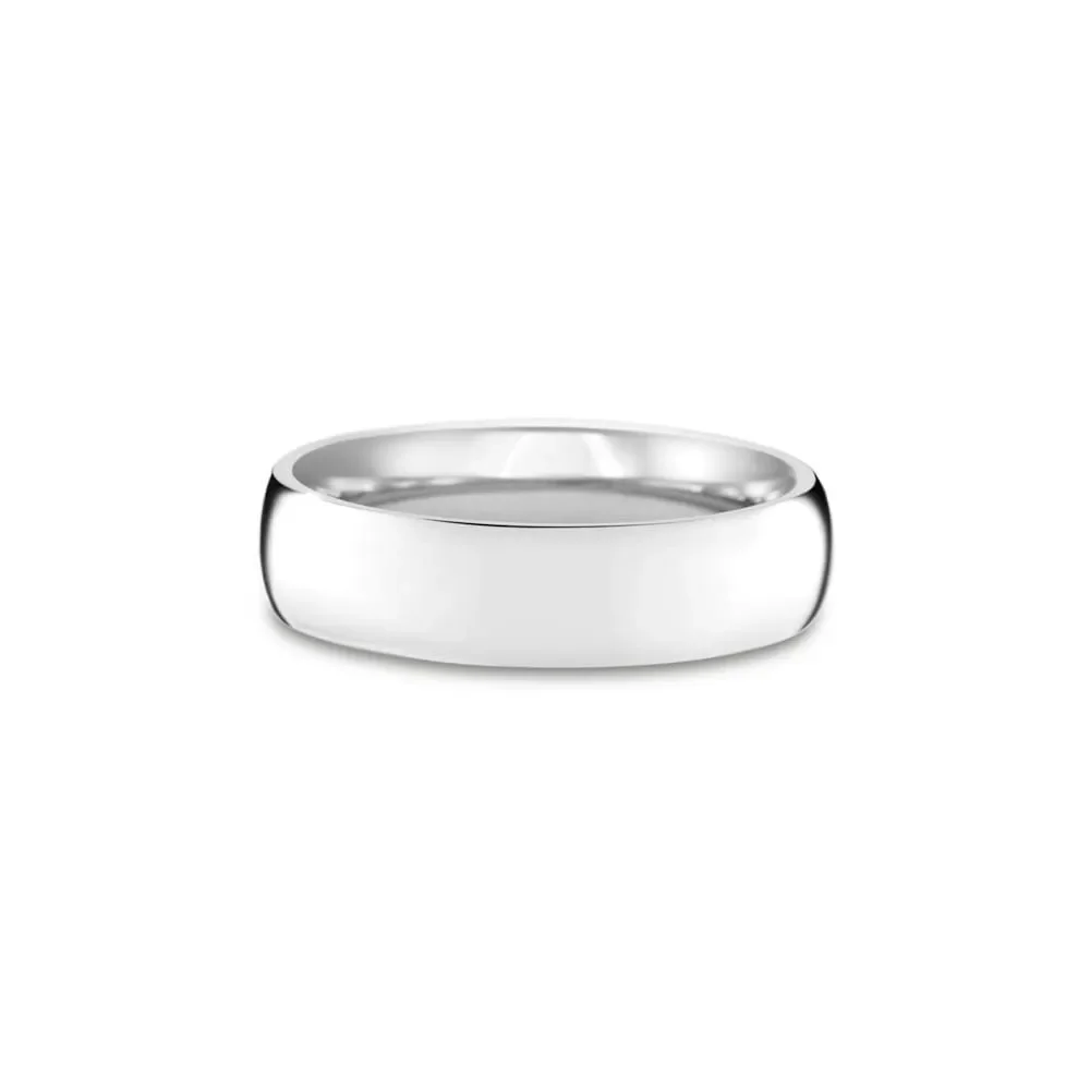 Aliança Bride em Ouro Branco 18k, 5mm — imagem 1