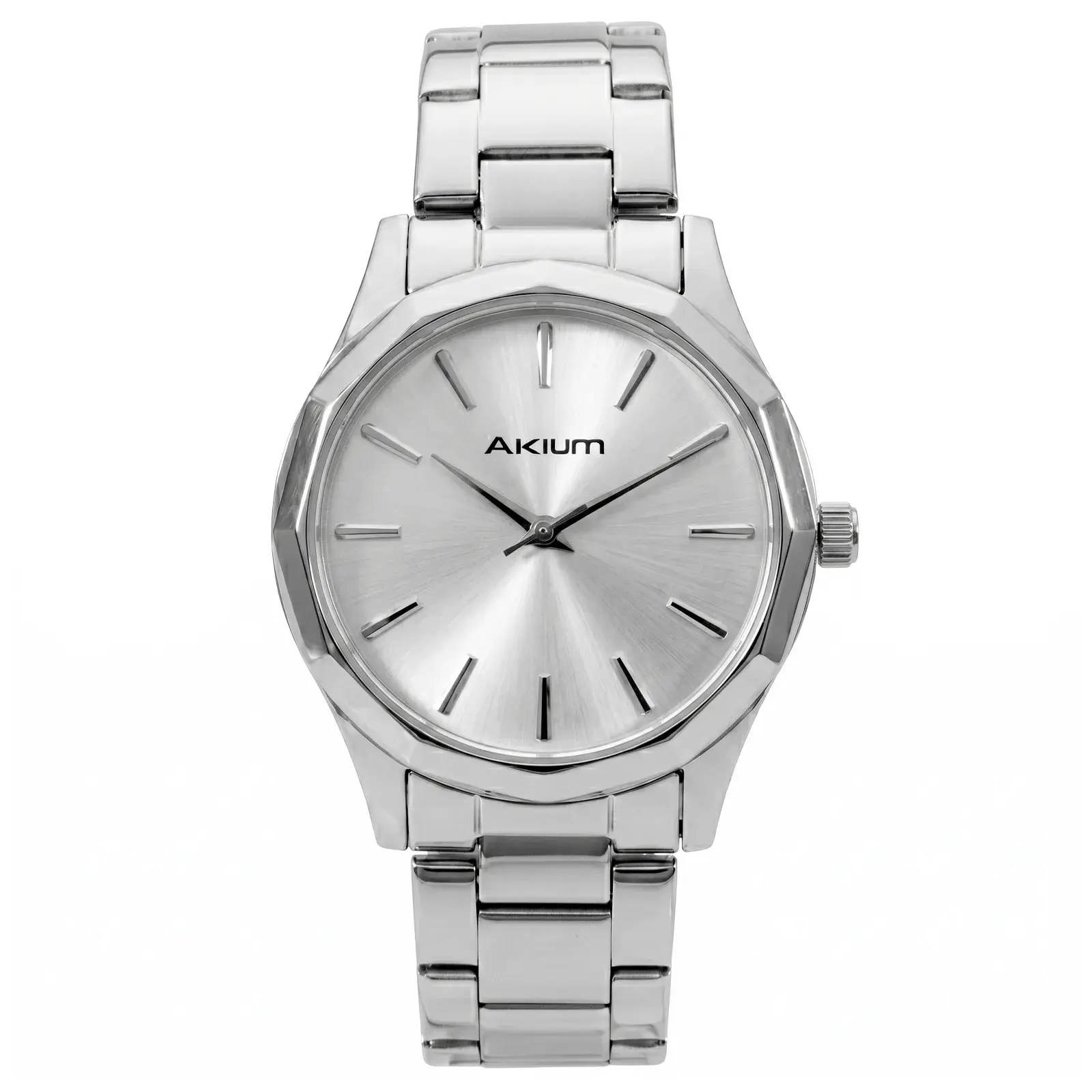 Relógio Akium Feminino em Aço Prateado