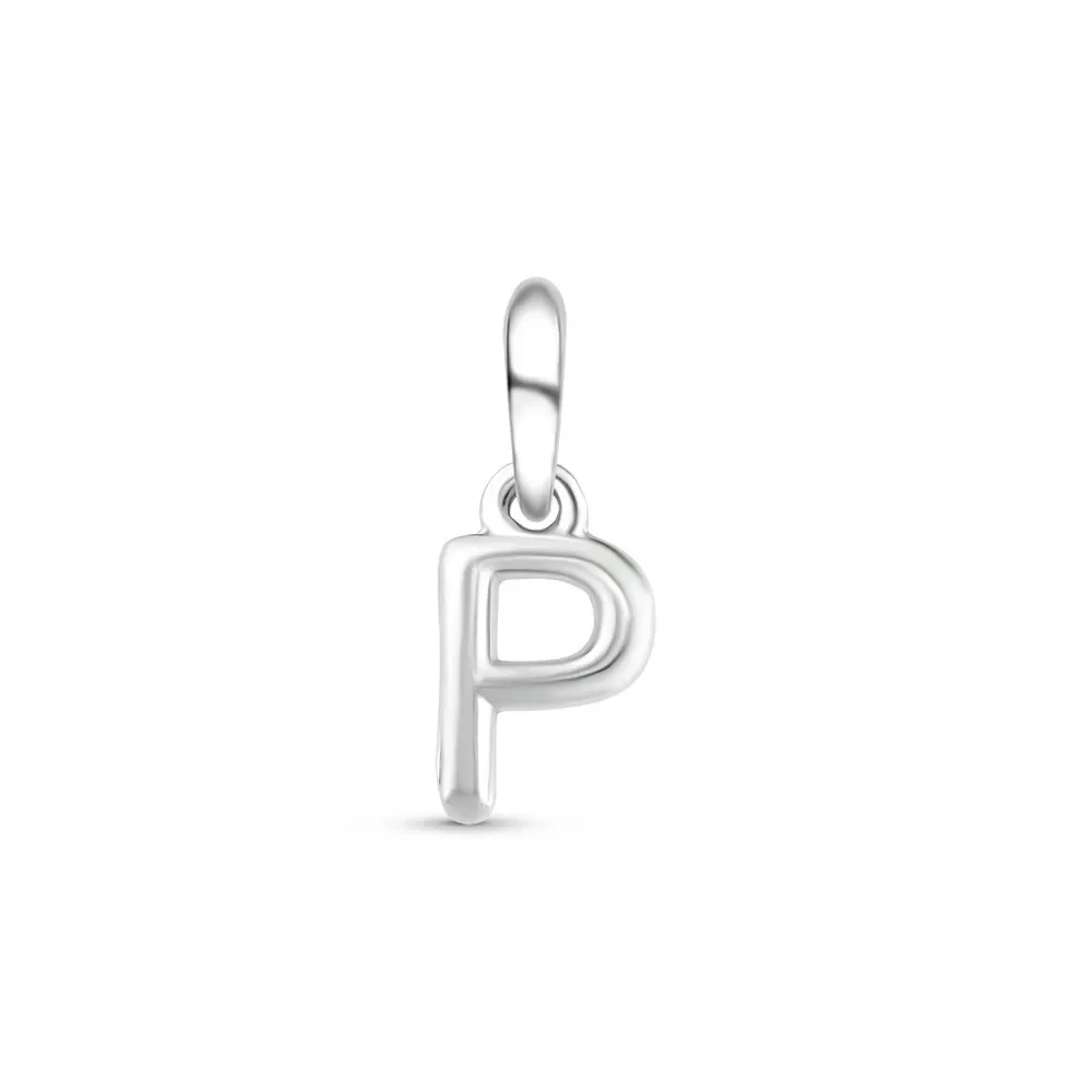 Pingente Life Letra P em Prata 925 — imagem 1
