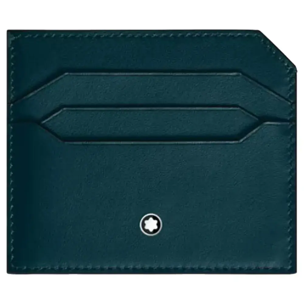 Porta Cartão Montblanc em Couro Verde 198755