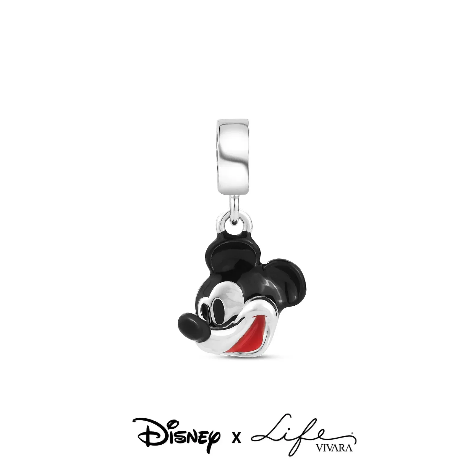 Separador Life Disney Mickey em Prata 925 com Esmalte — imagem 1