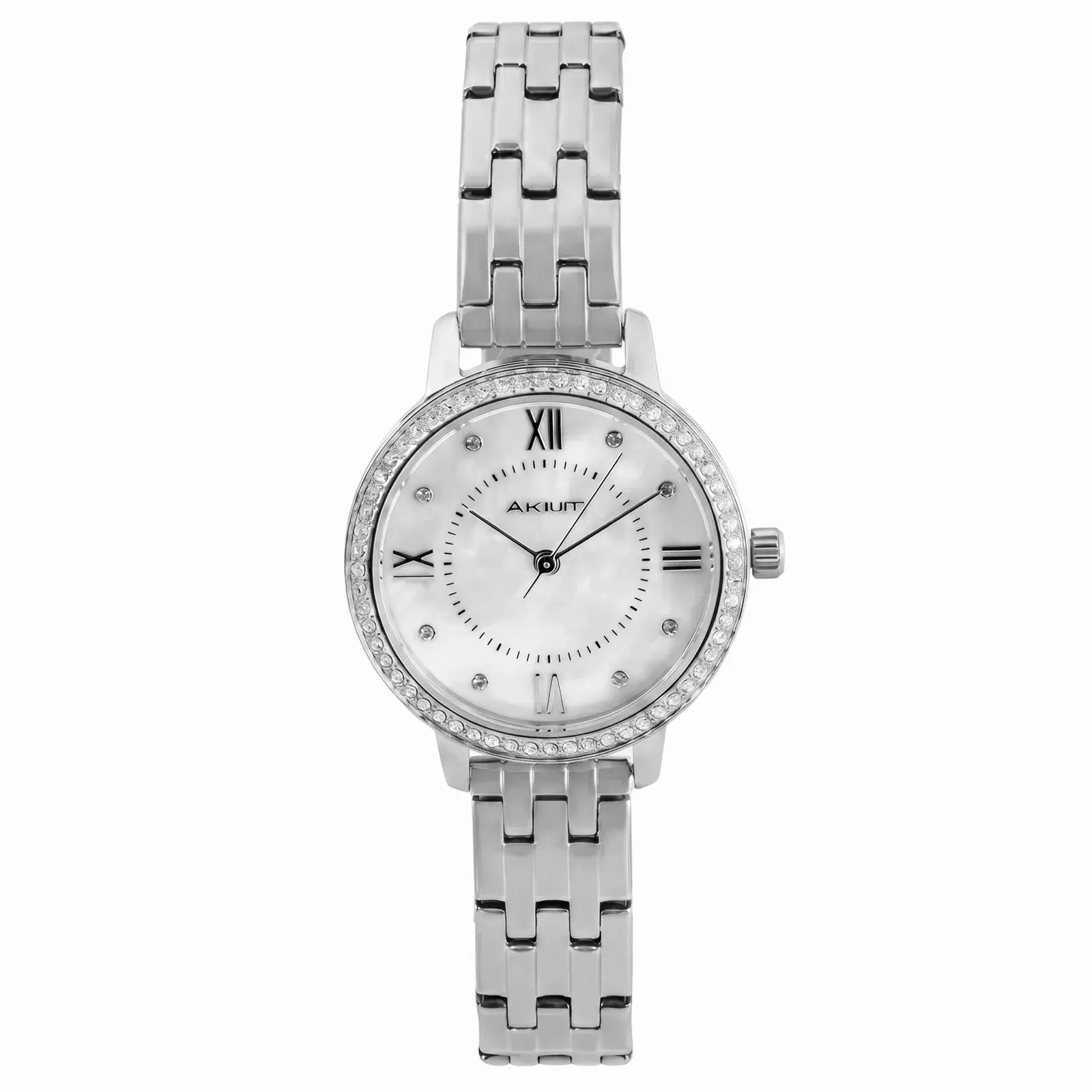 Relógio Akium Feminino em Aço Prateado