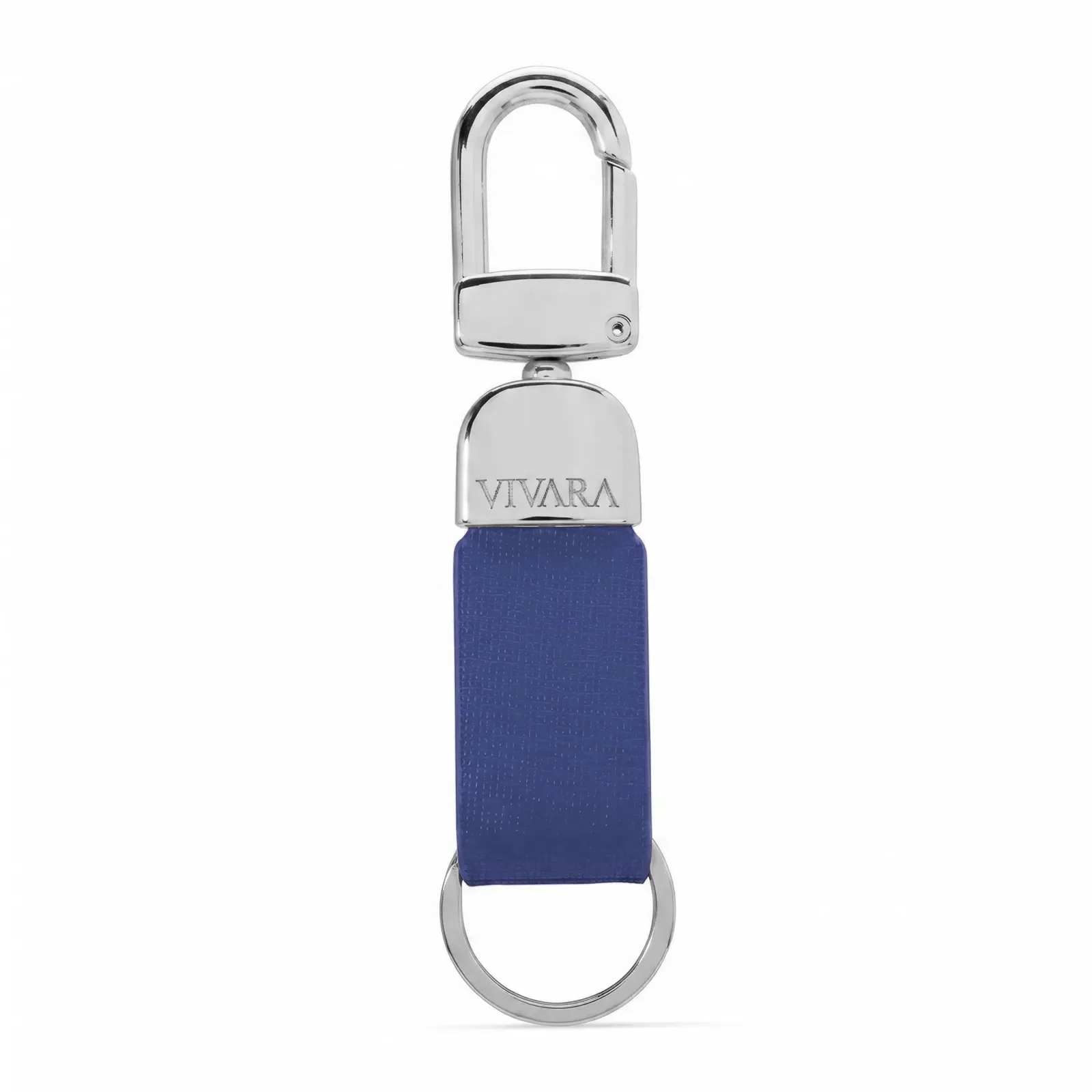 Chaveiro Vivara em Couro Azul Marinho — imagem 1