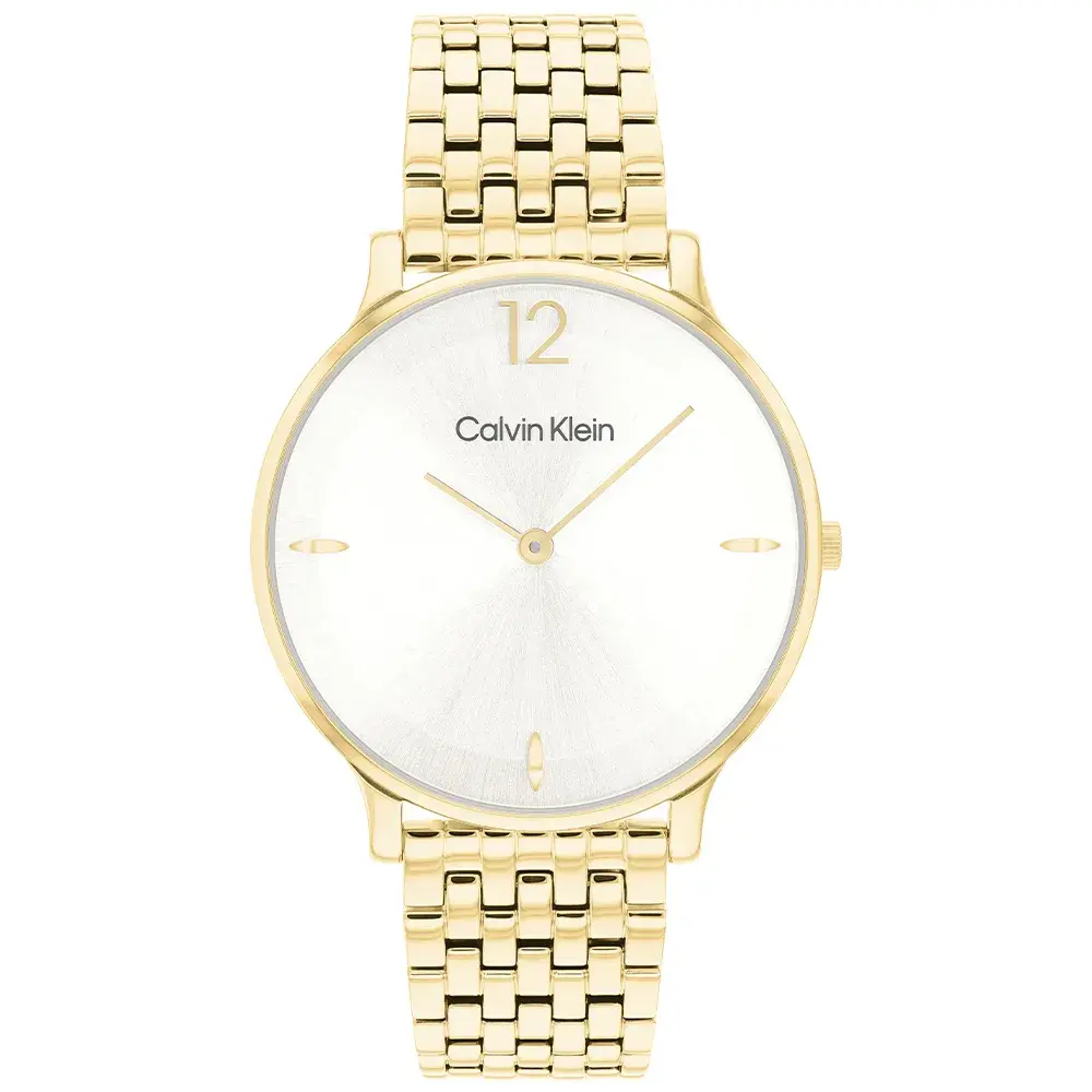 Relógio Calvin Klein Luxe Feminino em Aço Dourado 25100172
