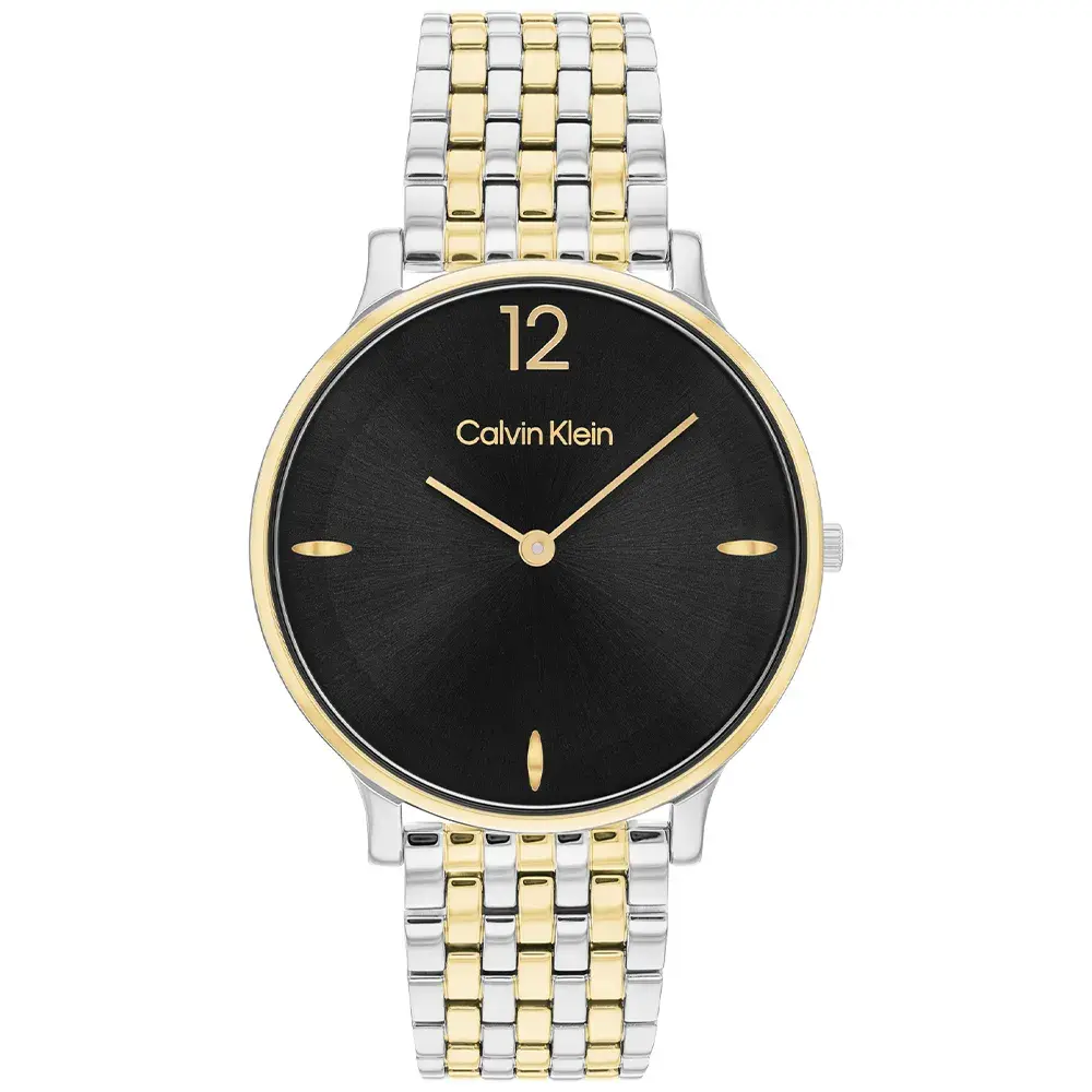 Relógio Calvin Klein Luxe Feminino em Aço Prateado e Dourado 25100171