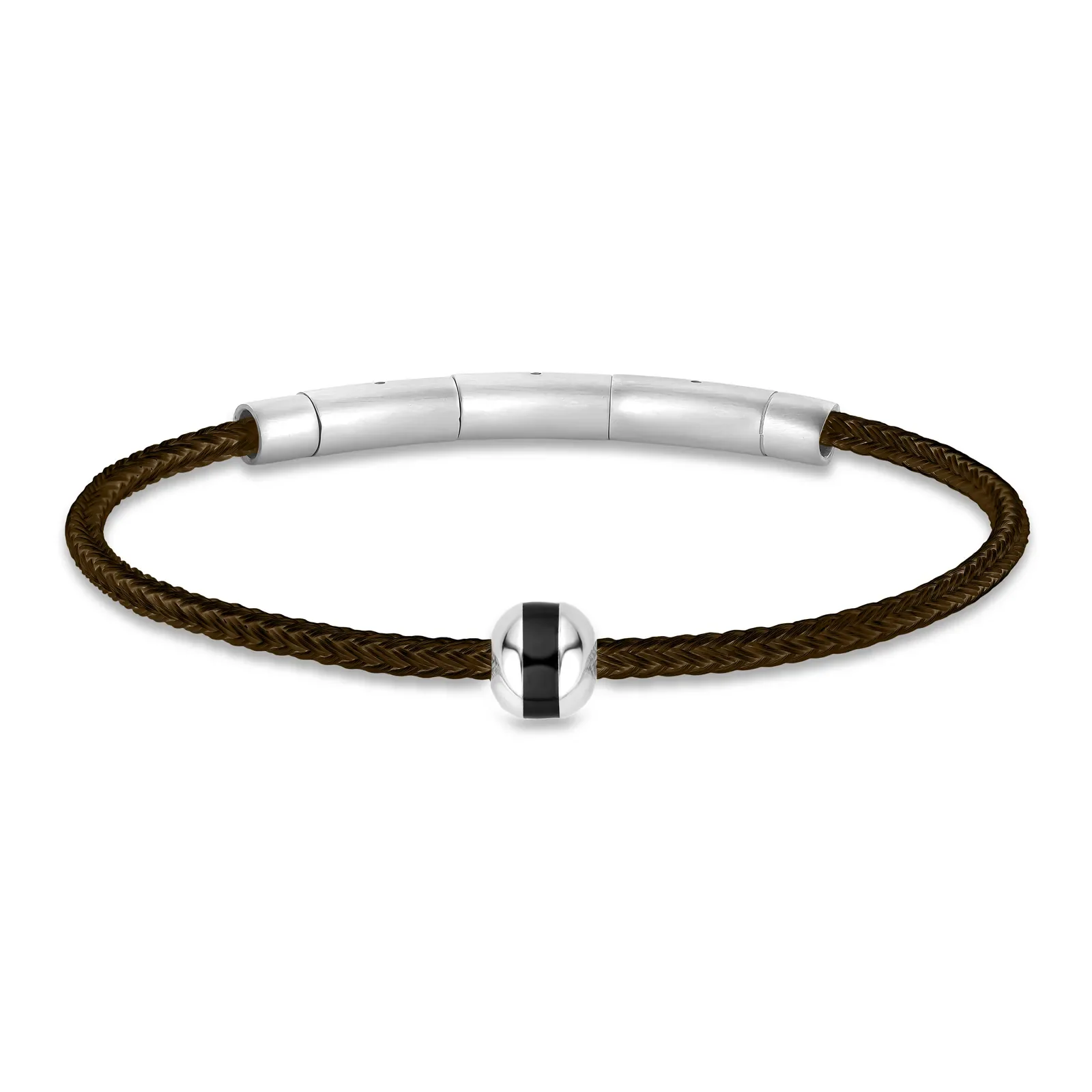 Pulseira Life Masculino em Aço com Fecho Cilindro — imagem 1