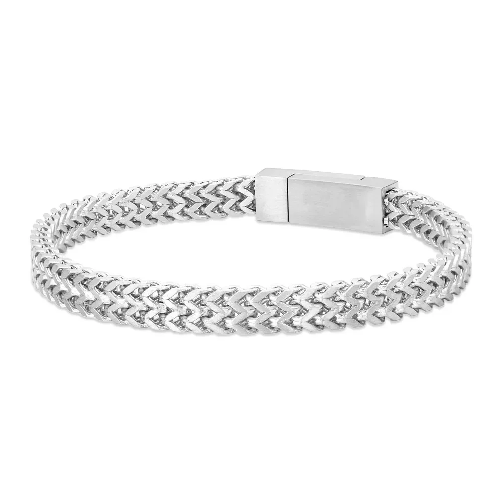 Pulseira Life Textura em Aço — imagem 1
