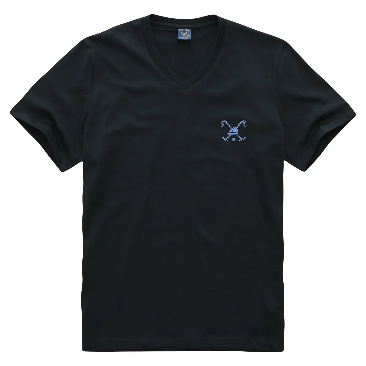Camiseta Decote V Manga Curta Taco Médio