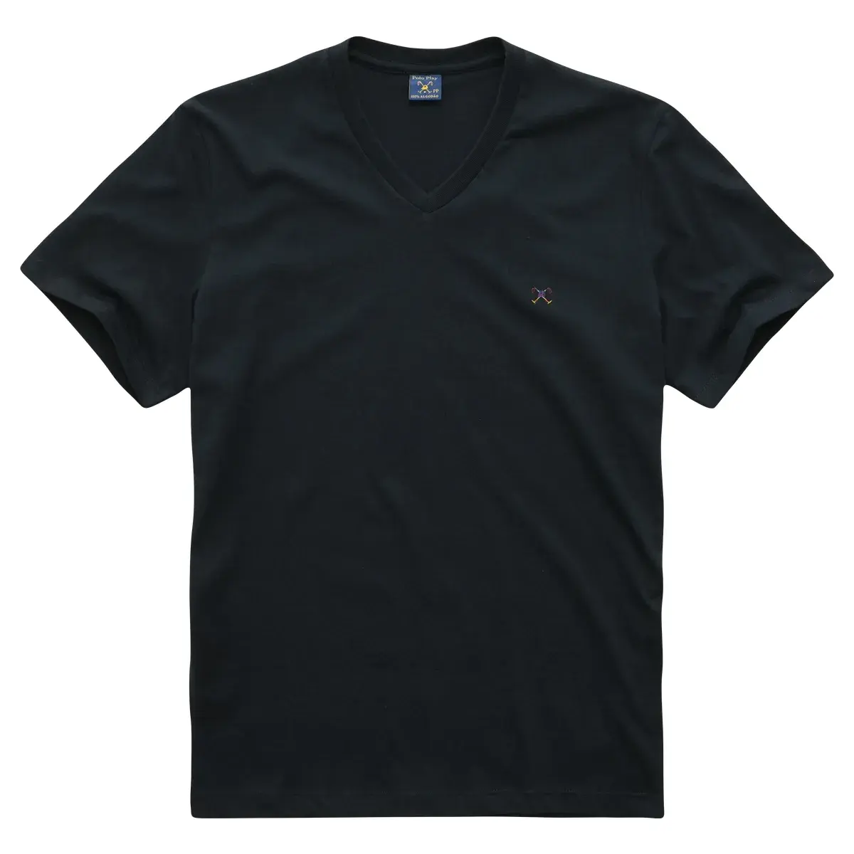 Camiseta Decote V Manga Curta Taquinho