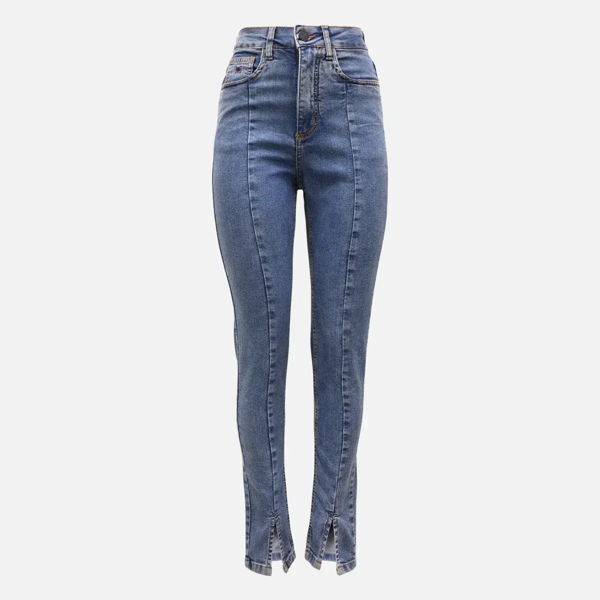 Calça Jeans Feminina Skinny Media C Fend