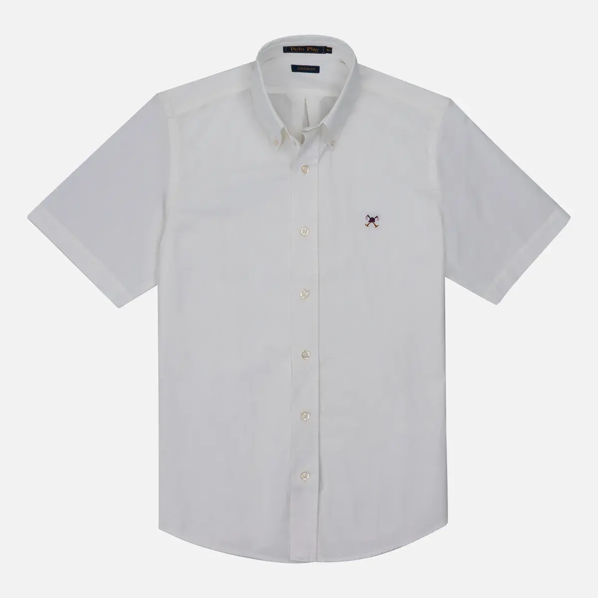 Camisa Custom Button-Down Manga Curta