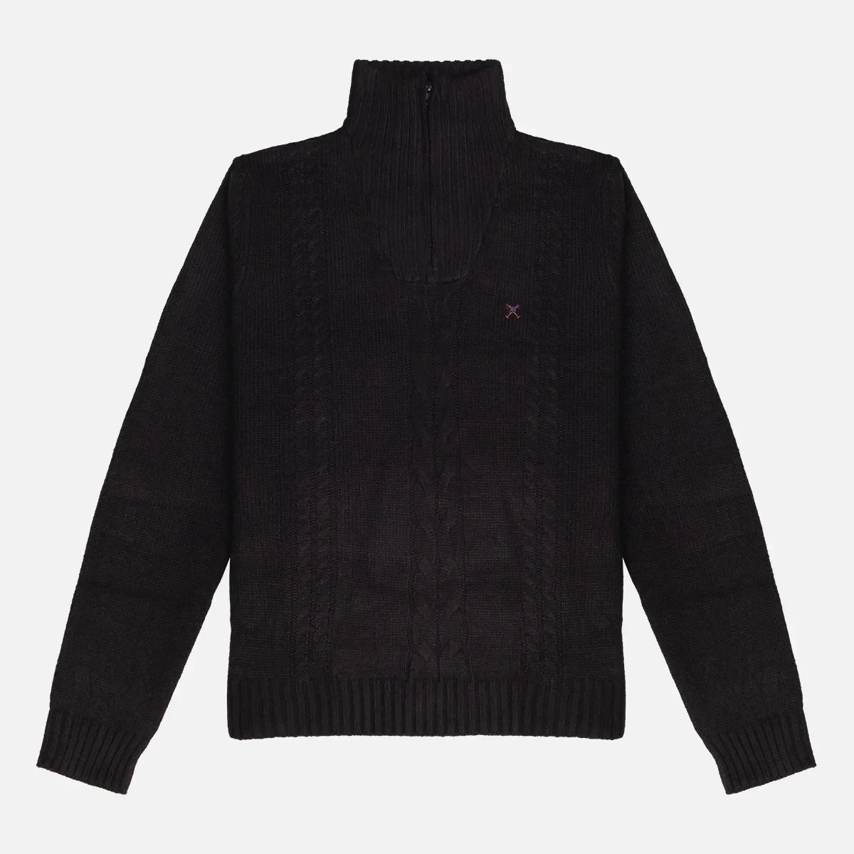 Tricot Trança com Ziper — imagem 1