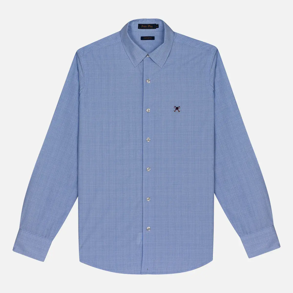 Camisa Custom Bamboo Xadrez Manga Longa