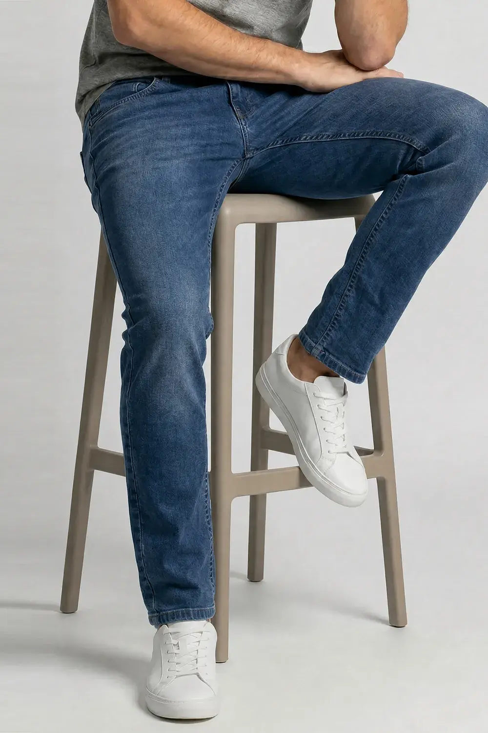 Calça Jeans Slim Moderna Polo Wear Jeans Escuro