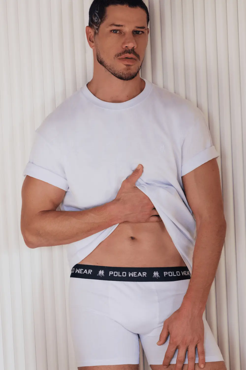 Kit 6 Cuecas Boxer Algodão Polo Wear Sortido