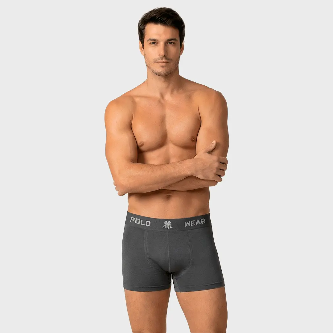 Cueca Boxer Polo Wear Basic Microfibra