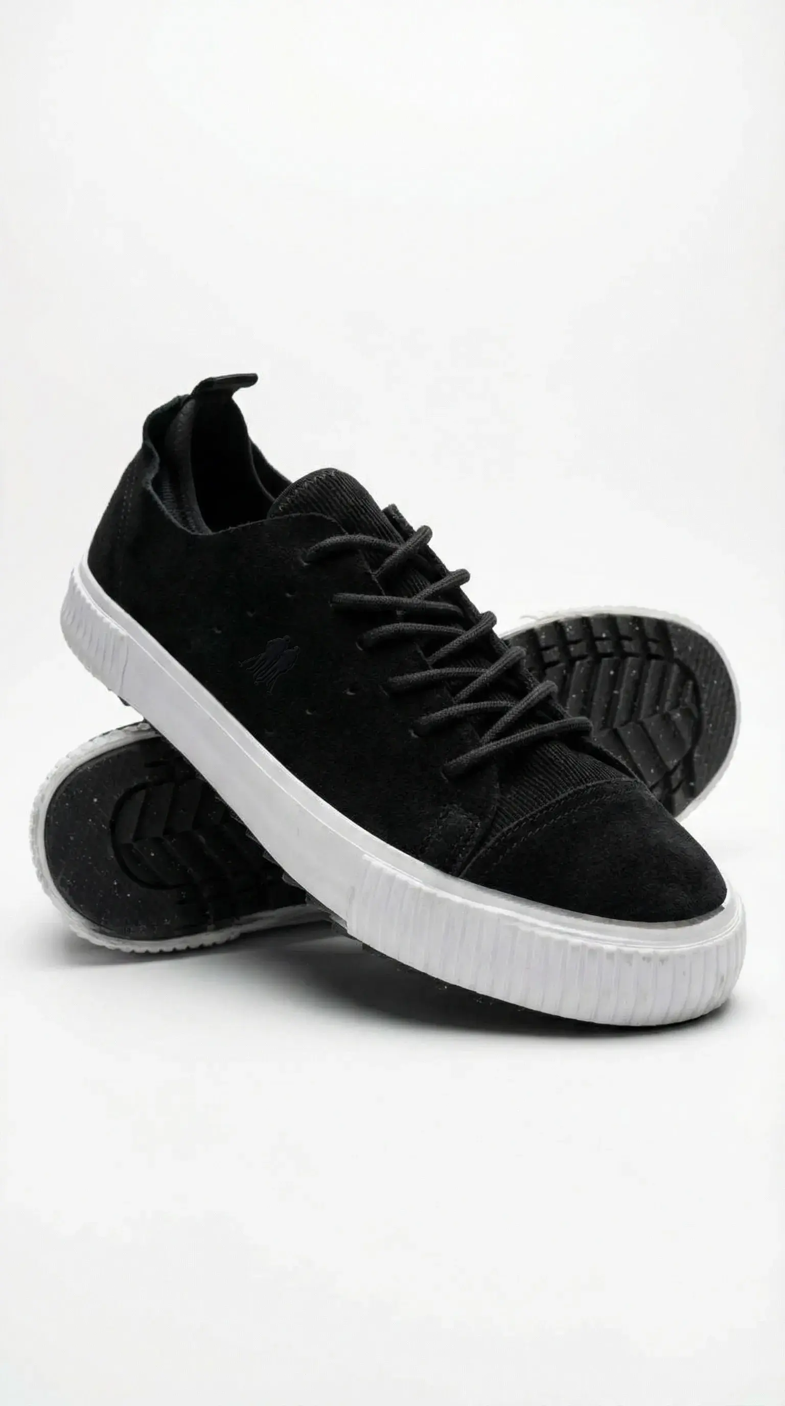 Tênis Casual Camurça Premium Polo Wear Preto